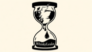 Vorschaubild für Datei:DALL·E 2023-10-17 14.41.36 - Vector design of a 'WhiskyLeaks' logo inspired by the WikiLeaks dripping hourglass, with the top section as Scotland's outline dripping whisky into a .png